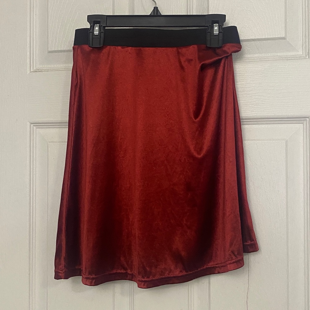 Internet Girl Software Red Mini Skirt (Flaws - Read Description)